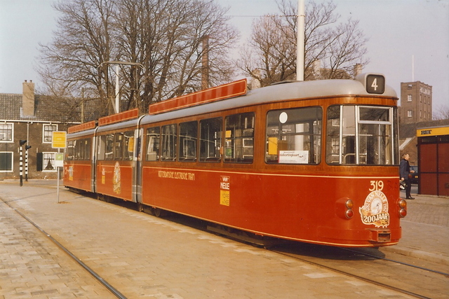 Foto van RET Rotterdamse Düwag GT8 319 Tram door JanWillem
