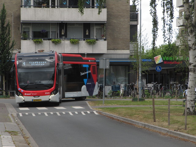 Foto van HER VDL Citea SLFA-181 Electric 9501 Gelede bus door teun