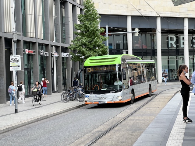 Foto van Ustra MAN Lion's City Hybrid 7419 Standaardbus door Stadsbus