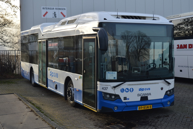 Foto van GVB Scania Citywide LE Hybrid 437 Standaardbus door wyke2207