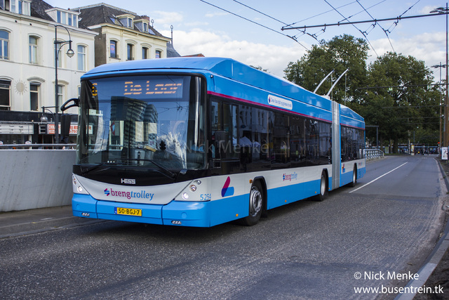 Foto van HER Hess Swisstrolley 5254 Gelede bus door Busentrein