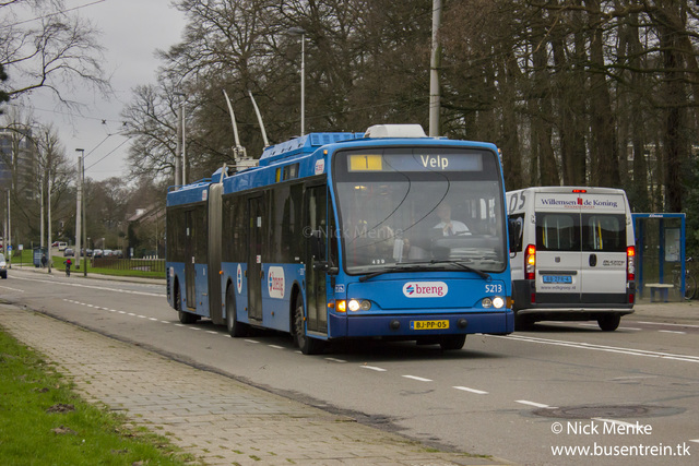 Foto van HER Berkhof Premier AT 18 5213 Gelede bus door Busentrein