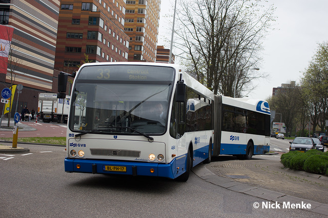 Foto van GVB Berkhof Jonckheer G 464 Gelede bus door Busentrein