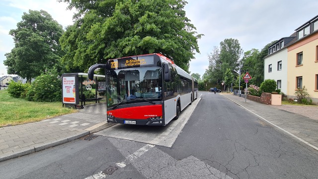 Foto van Rheinbahn Solaris Urbino 18 8546 Gelede bus door Baschauffeur