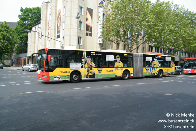 Foto van ASEAG Mercedes-Benz Citaro G 131 Gelede bus door Busentrein
