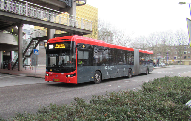 Foto van CXX Ebusco 2.2 (18mtr) 9833 Gelede bus door RKlinkenberg
