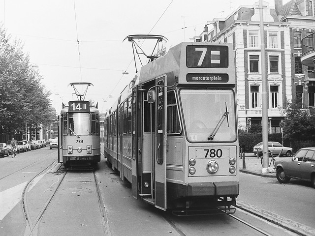 Foto van GVB 8G-tram 779 Tram door Rienko
