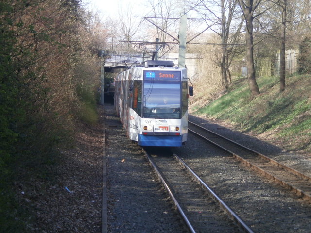 Foto van MoBiel Stadtbahnwagen M/N 8 592 Tram door Perzik