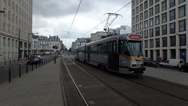 Foto van MIVB Brusselse PCC 7957 Tram door Perzik