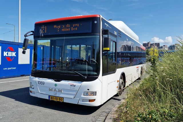 Foto van HTM MAN Lion's City CNG 1069 Standaardbus door dmulder070