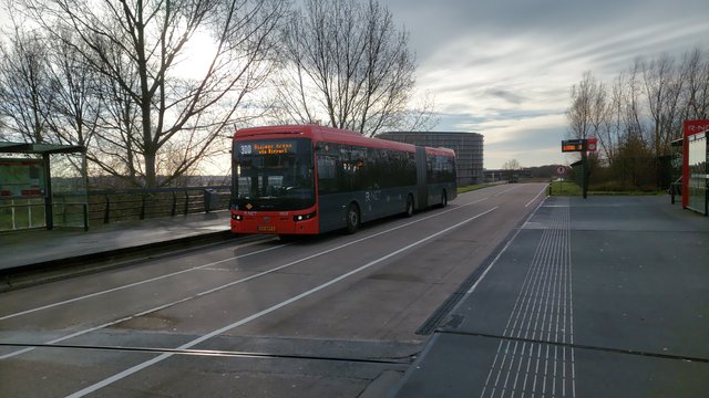 Foto van CXX Ebusco 2.2 (18mtr) 9828 Gelede bus door NLBusfan