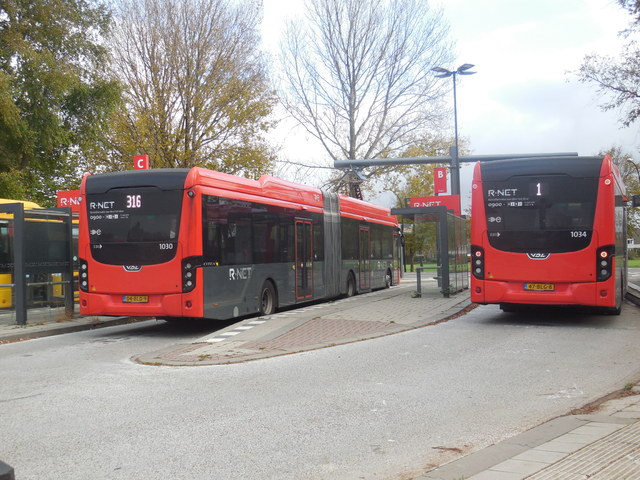 Foto van EBS VDL Citea SLFA-181 Electric 1030 Gelede bus door_gemaakt Stadsbus