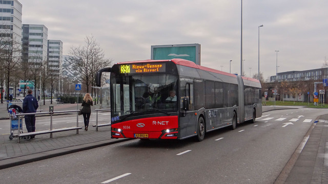 Foto van CXX Solaris Urbino 18 9334 Gelede bus door OVdoorNederland