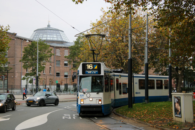 Foto van EMTA 12G-tram 820 Tram door TrainspotterAmsterdam