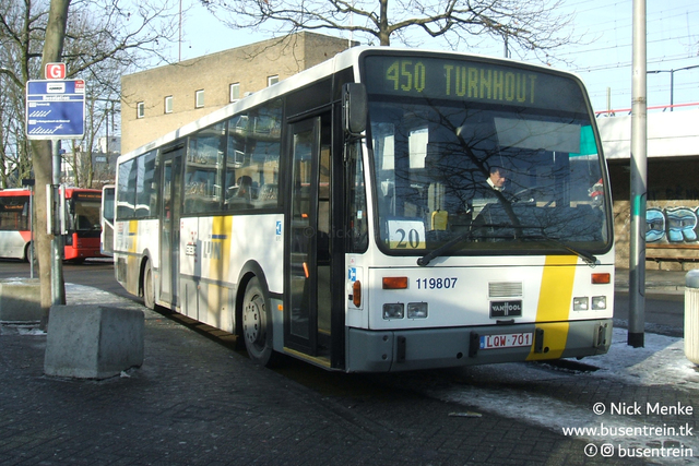 Foto van DeLijn Van Hool A600 119807 Standaardbus door Busentrein