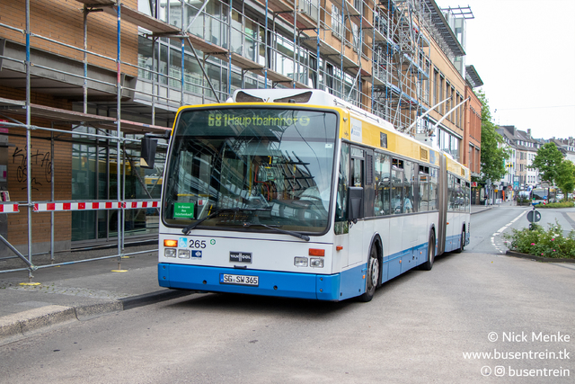 Foto van SWS Van Hool AG300T 265 Gelede bus door Busentrein