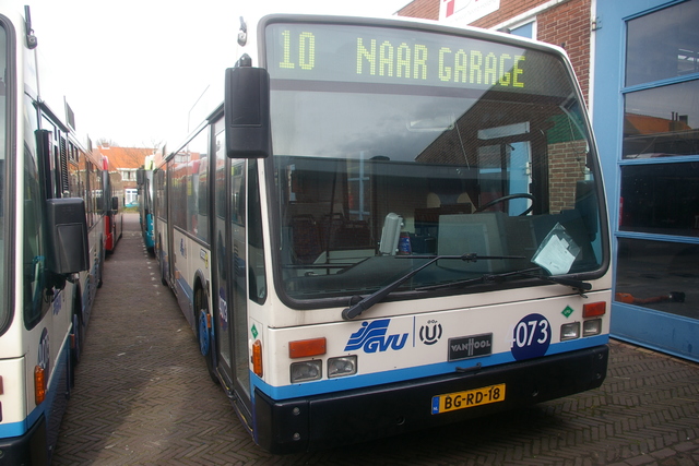 Foto van GVU Van Hool A300 LPG 4073 Standaardbus door wyke2207