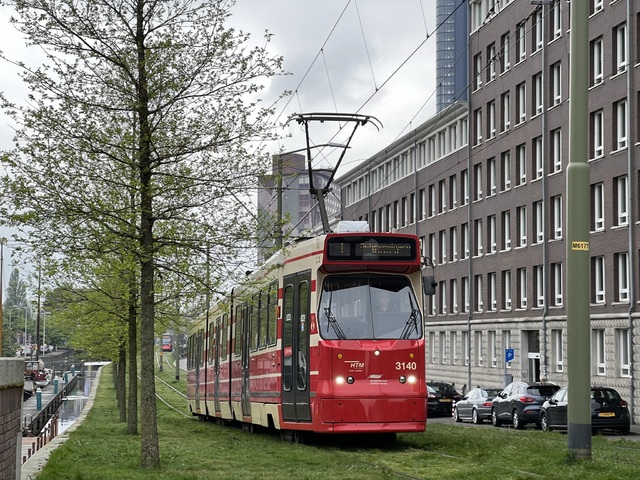 Foto van HTM GTL8 3140 Tram door_gemaakt Stadsbus