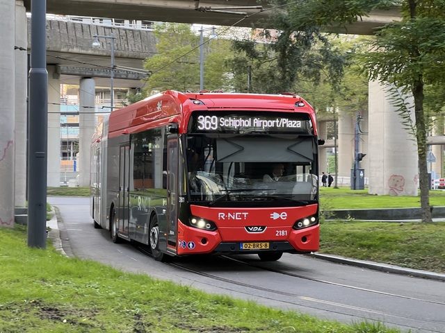 Foto van GVB VDL Citea SLFA-180 Electric 2181 Gelede bus door Stadsbus