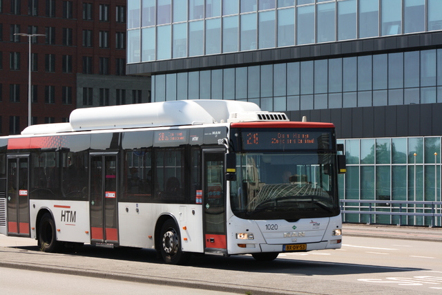 Foto van HTM MAN Lion's City CNG 1020 Standaardbus door_gemaakt Tramspoor