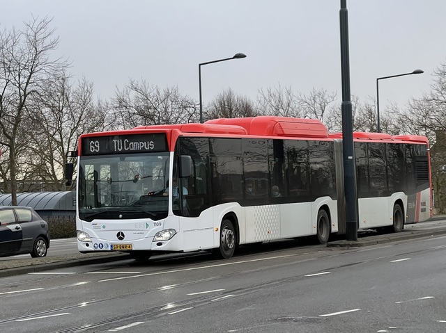 Foto van EBS Mercedes-Benz Citaro G NGT Hybrid 1109 Gelede bus door_gemaakt Stadsbus
