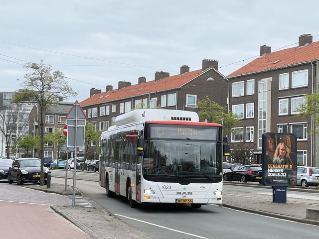 Foto van HTM MAN Lion's City CNG 1023 Standaardbus door Stadsbus