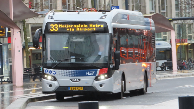 Foto van RET VDL Citea SLF-120 Electric 1506 Standaardbus door OVSpotterLinschoten