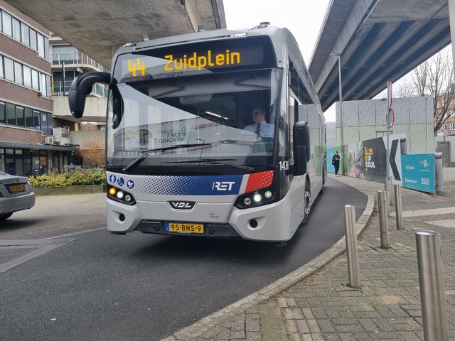 Foto van RET VDL Citea SLF-120 Electric 1436 Standaardbus door Tramspoor