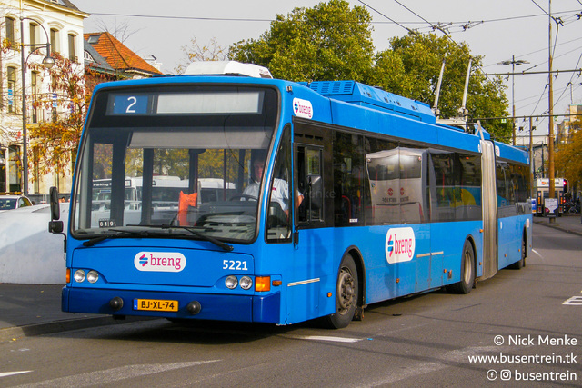 Foto van NVO Berkhof Premier AT 18 5221 Gelede bus door Busentrein