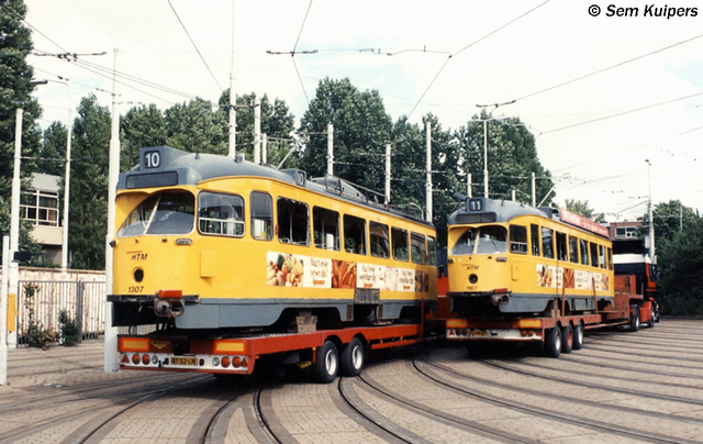 Foto van HTM Haagse PCC 1307 Tram door RW2014
