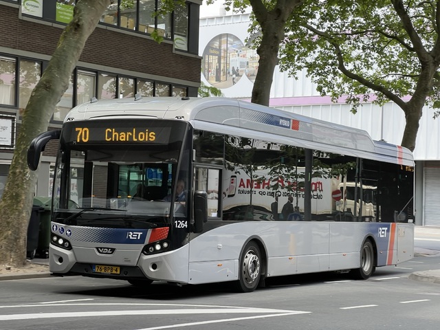 Foto van RET VDL Citea SLE-120 Hybrid 1264 Standaardbus door_gemaakt Stadsbus