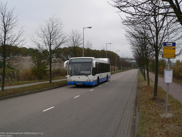 Foto van GVB Berkhof Jonckheer 105 Standaardbus door tsov