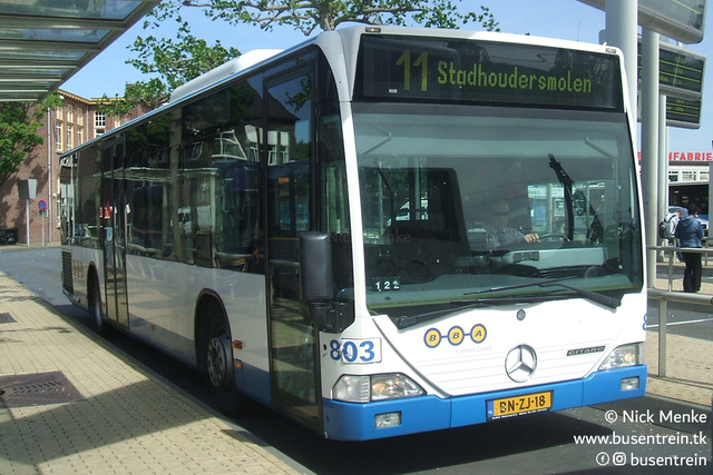Foto van BBA Mercedes-Benz Citaro 803 Standaardbus door_gemaakt Busentrein