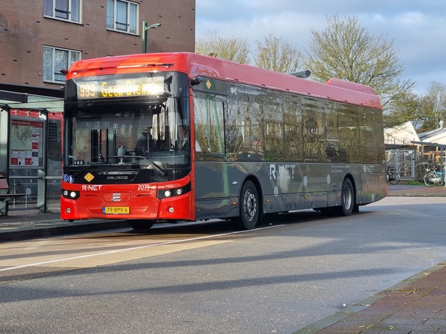 Foto van CXX Ebusco 2.2 (12mtr) 2071 Standaardbus door Tramspoor