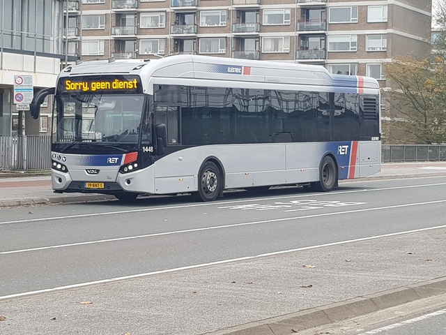 Foto van RET VDL Citea SLF-120 Electric 1448 Standaardbus door_gemaakt treinspotter-Dordrecht-zuid