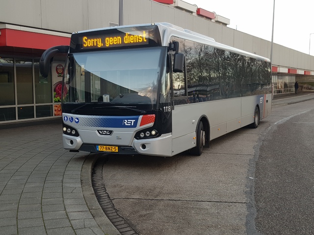 Foto van RET VDL Citea LLE-120 1118 Standaardbus door_gemaakt treinspotter-Dordrecht-zuid