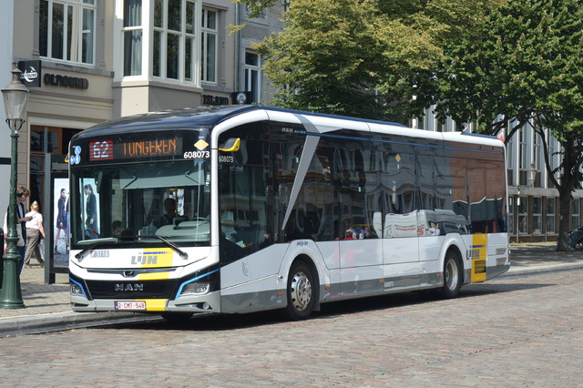 Foto van DeLijn MAN Lion's City 12E 608073 Standaardbus door_gemaakt wyke2207