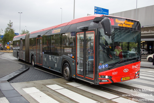 Foto van CXX Solaris Urbino 18 9317 Gelede bus door_gemaakt Busentrein