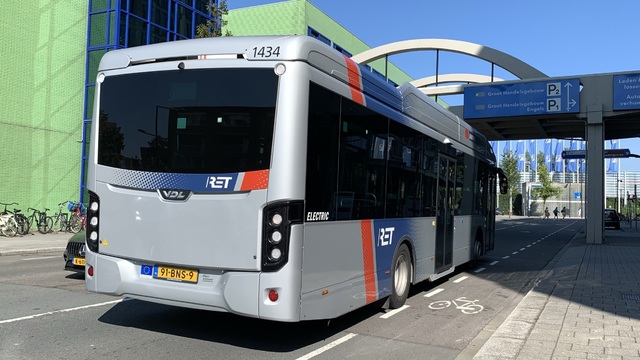 Foto van RET VDL Citea SLF-120 Electric 1434 Standaardbus door Stadsbus