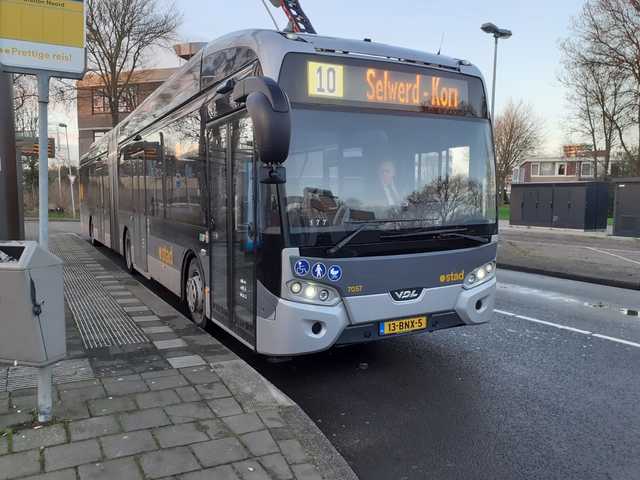 Foto van QBZ VDL Citea SLFA-180 Electric 7057 Gelede bus door Draken-OV