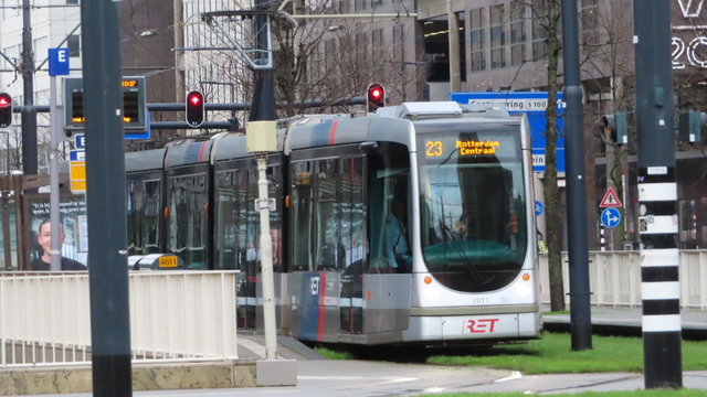 Foto van RET Rotterdamse Citadis 2011 Tram door vervoerspotter