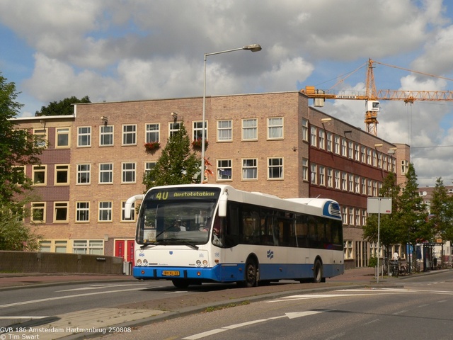 Foto van GVB Berkhof Jonckheer 186 Standaardbus door tsov