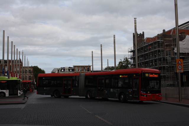 Foto van CXX Ebusco 2.2 (18mtr) 9828 Gelede bus door_gemaakt Tramspoor
