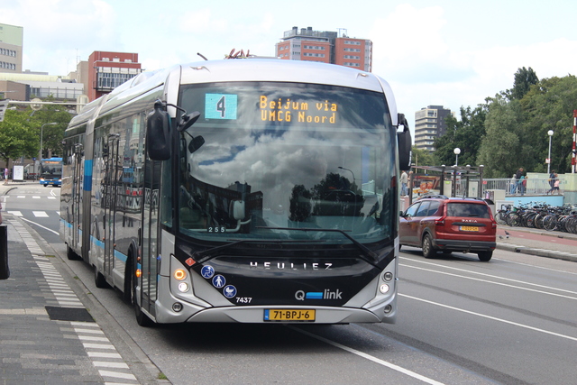 Foto van QBZ Heuliez GX437 ELEC 7437 Gelede bus door_gemaakt MHVentura