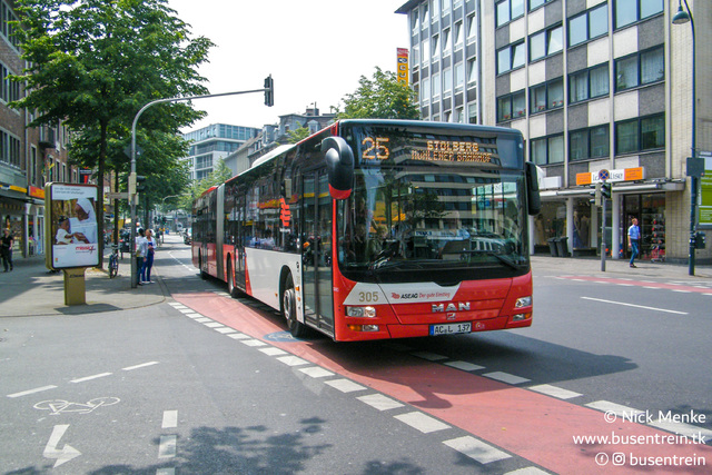 Foto van ASEAG MAN Lion's City G 305 Gelede bus door Busentrein