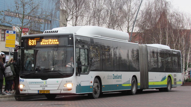 Foto van CXX MAN Lion's City G CNG 9265 Gelede bus door jvroegindeweij