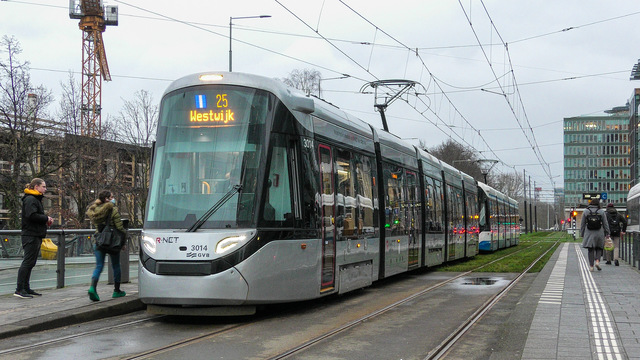 Foto van GVB 15G-tram (Urbos) 3014 Tram door ronyv04