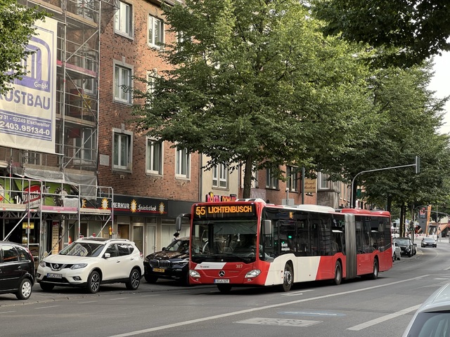 Foto van ASEAG Mercedes-Benz Citaro G 387 Gelede bus door Stadsbus