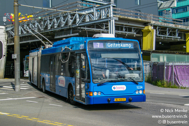 Foto van NVO Berkhof Premier AT 18 5224 Gelede bus door Busentrein