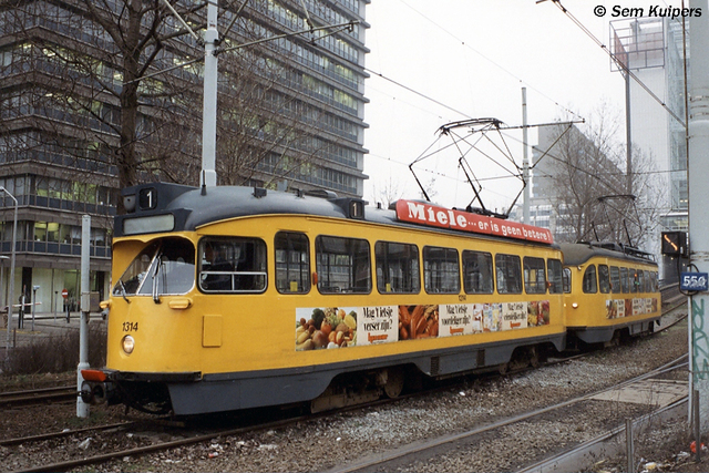 Foto van HTM Haagse PCC 1314 Tram door RW2014